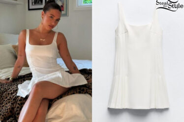 Kenzie: White Mini Dress