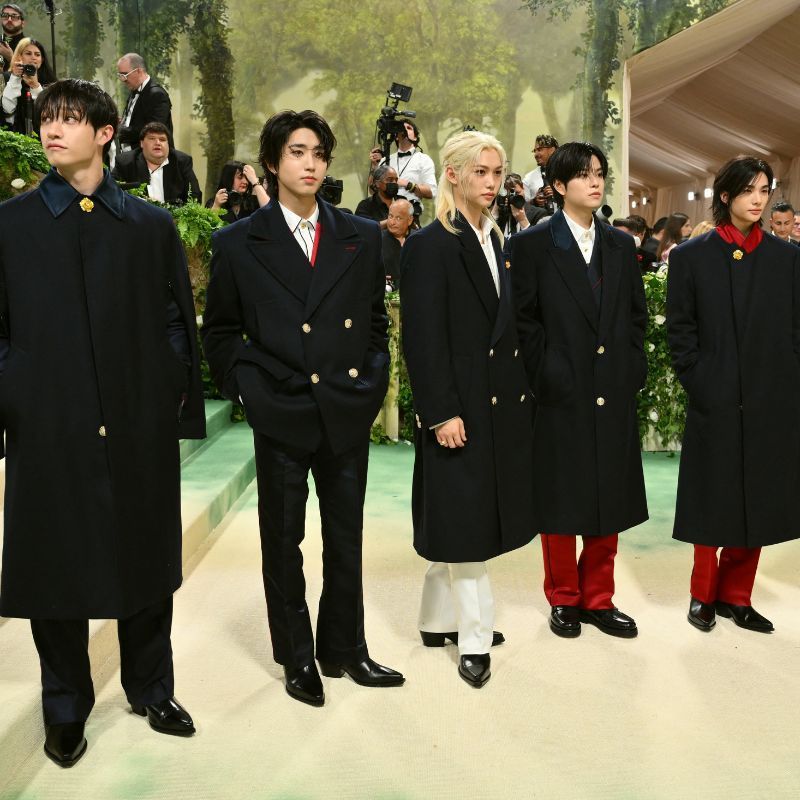 Korean celebrities at MET Gala 2024 - Stray Kids