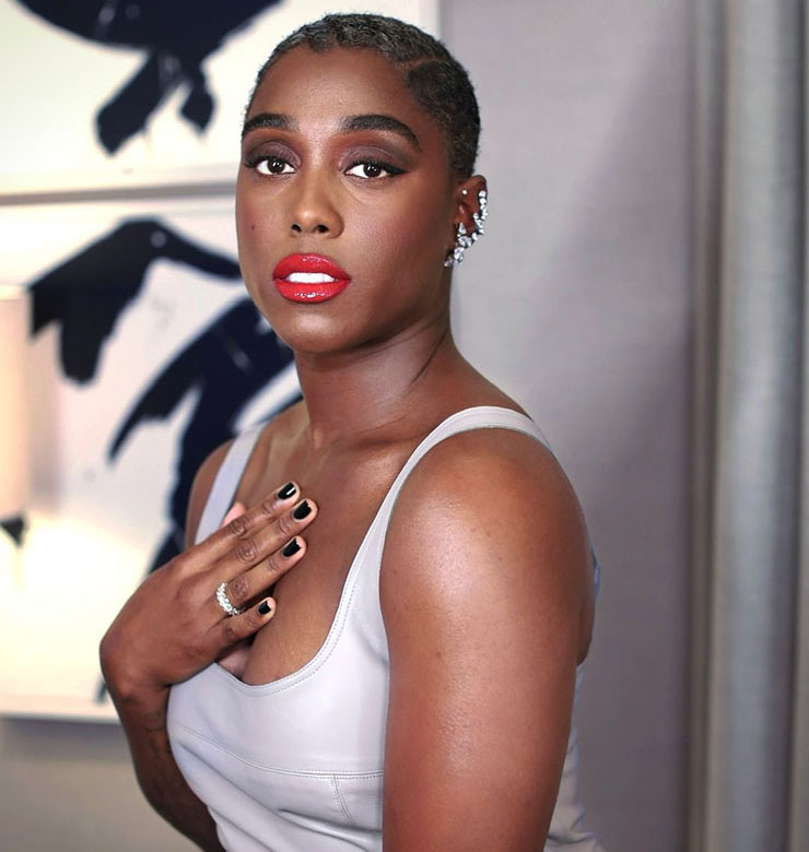 Lashana Lynch's Lancôme Triple Red Lip For The 2024 BAFTA TV Awards