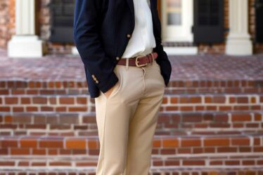 Classic Preppy style outfit idea men