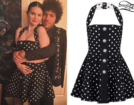 Selena Gomez: Polka Dot Mini Dress