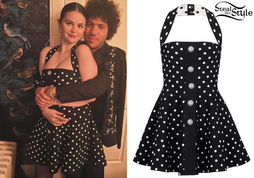 Selena Gomez: Polka Dot Mini Dress