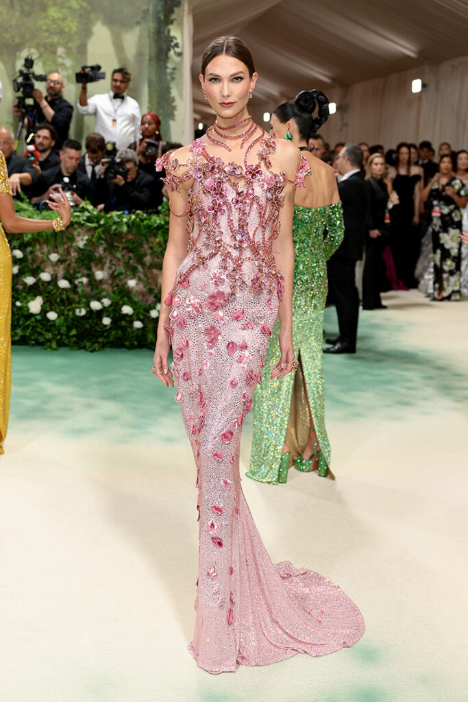 Karlie Kloss attends The 2024 Met Gala Celebrating "Sleeping Beauties: Reawakening Fashion"