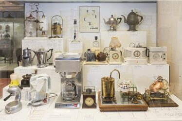 A display of kitchen gadgets and equipment in Secret Life of the Home.