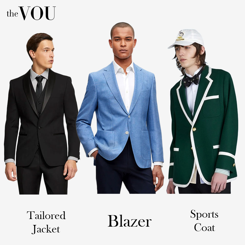 Blazer vs Tailored Jacket vs Sports Coat