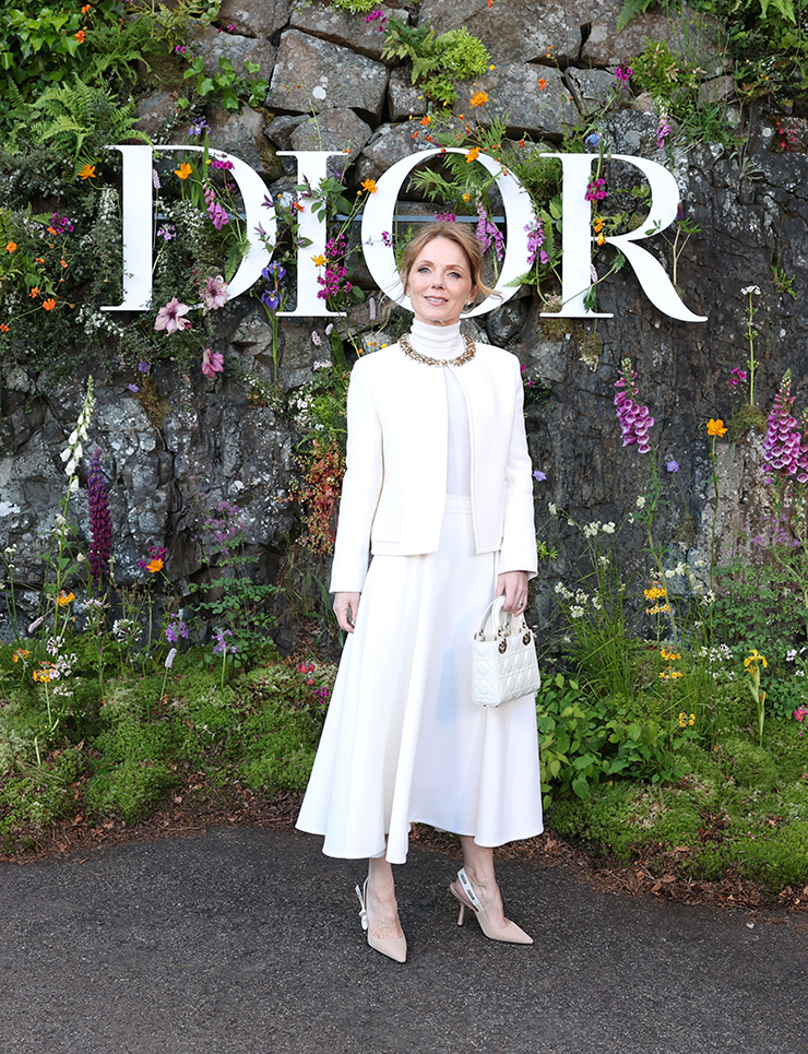Geri Halliwell attends the Dior Cruise 2025 at Drummond Castle