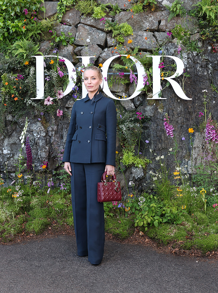 Annabelle Wallis attends the Dior Cruise 2025 at Drummond Castle
