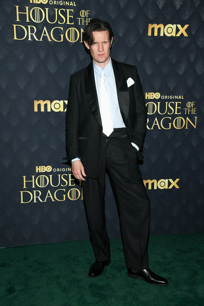Matt Smith at the "House of the Dragon" NYC Red Carpet Premiere