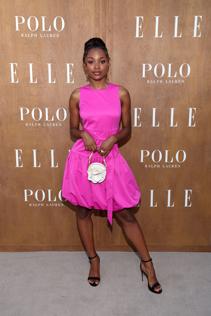 Saniyya Sidney attends "ELLE Hollywood Rising" 2024