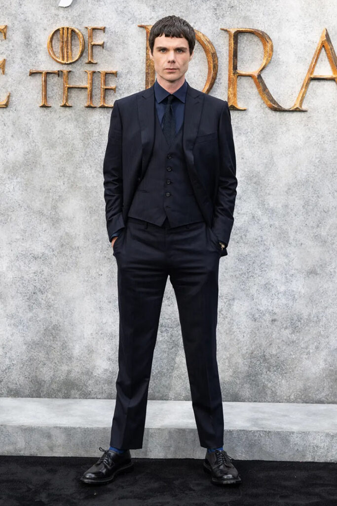 Matthew Needham attends the 'House Of The Dragon' London Premiere