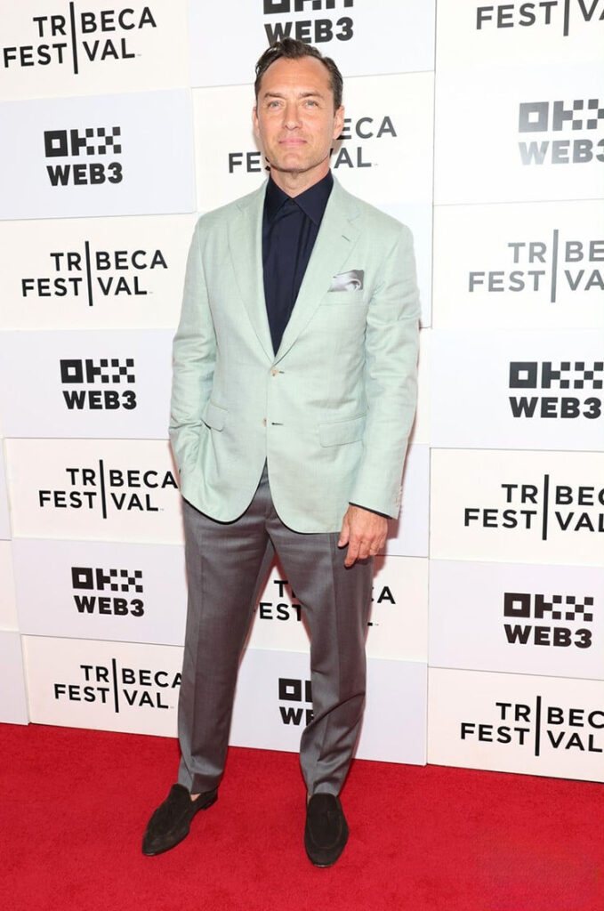 Jude Law attends the 'Firebrand' Tribeca Festival Premiere