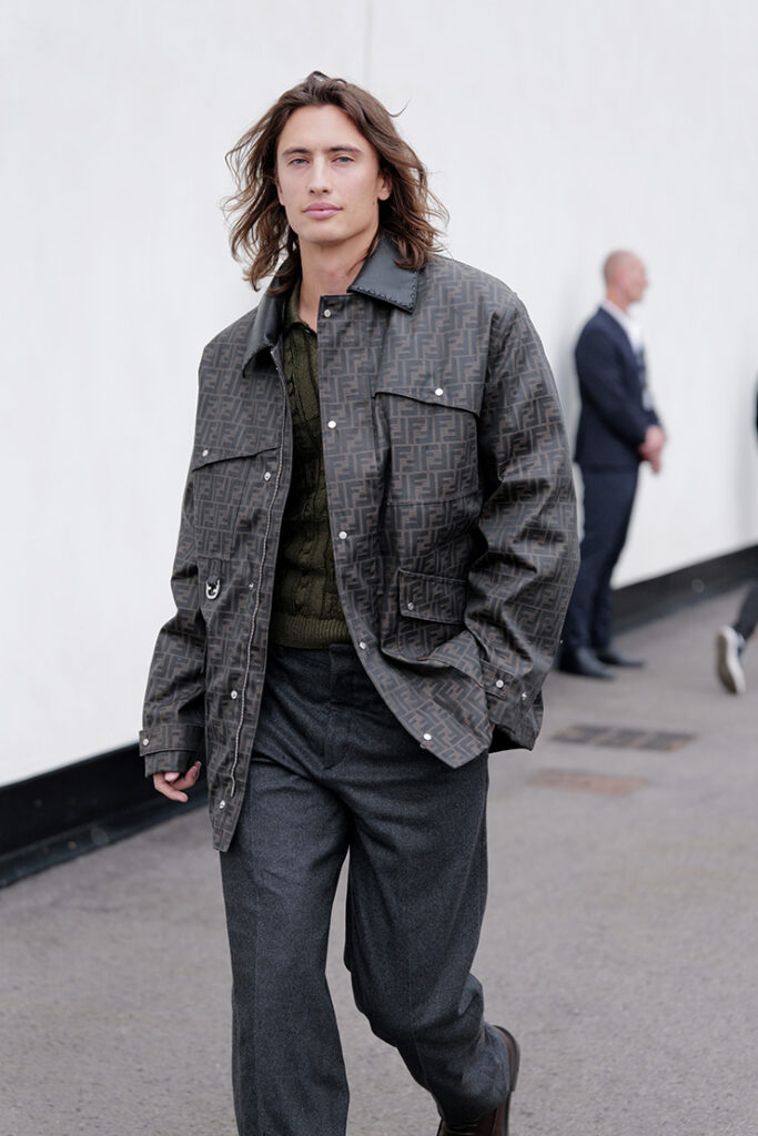  James Turlington attends the Fendi Spring/Summer 2025 Fashion Show