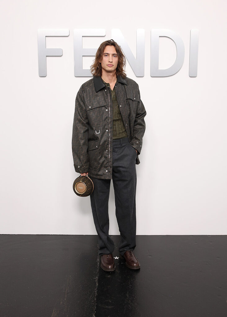  James Turlington attends the Fendi Spring/Summer 2025 Fashion Show
