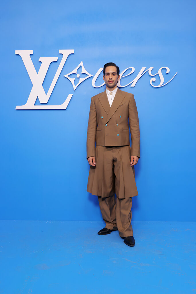 Mahmood attends the Louis Vuitton Menswear Spring/Summer 2025 show 