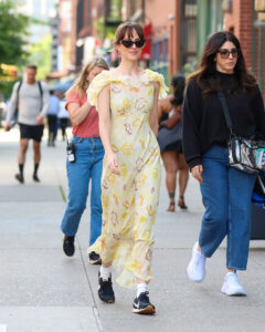 Dakota Johnson Wore Dôen On Set Of 'Materialist'