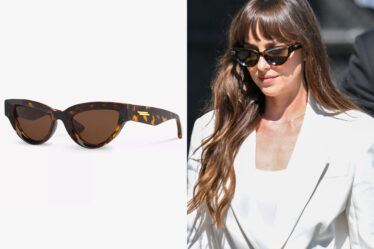 Datoka Johnson's Bottega Veneta BV1249S Cat-Eye Sunglasses