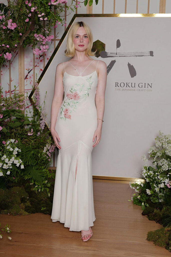 Elle Fanning Wore Vintage John Galliano To The 'Come Alive With The Seasons' Campaign Premiere