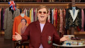 Elton John presents plans to sell off personal wardrobe on eBay for Aids Foundation – video