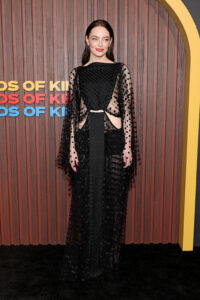Emma Stone Wore Louis Vuitton To The 'Kinds Of Kindness' New York Premiere
