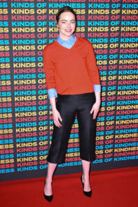Emma Stone Wore The Row To The ‘Kinds of Kindness’ London Screening