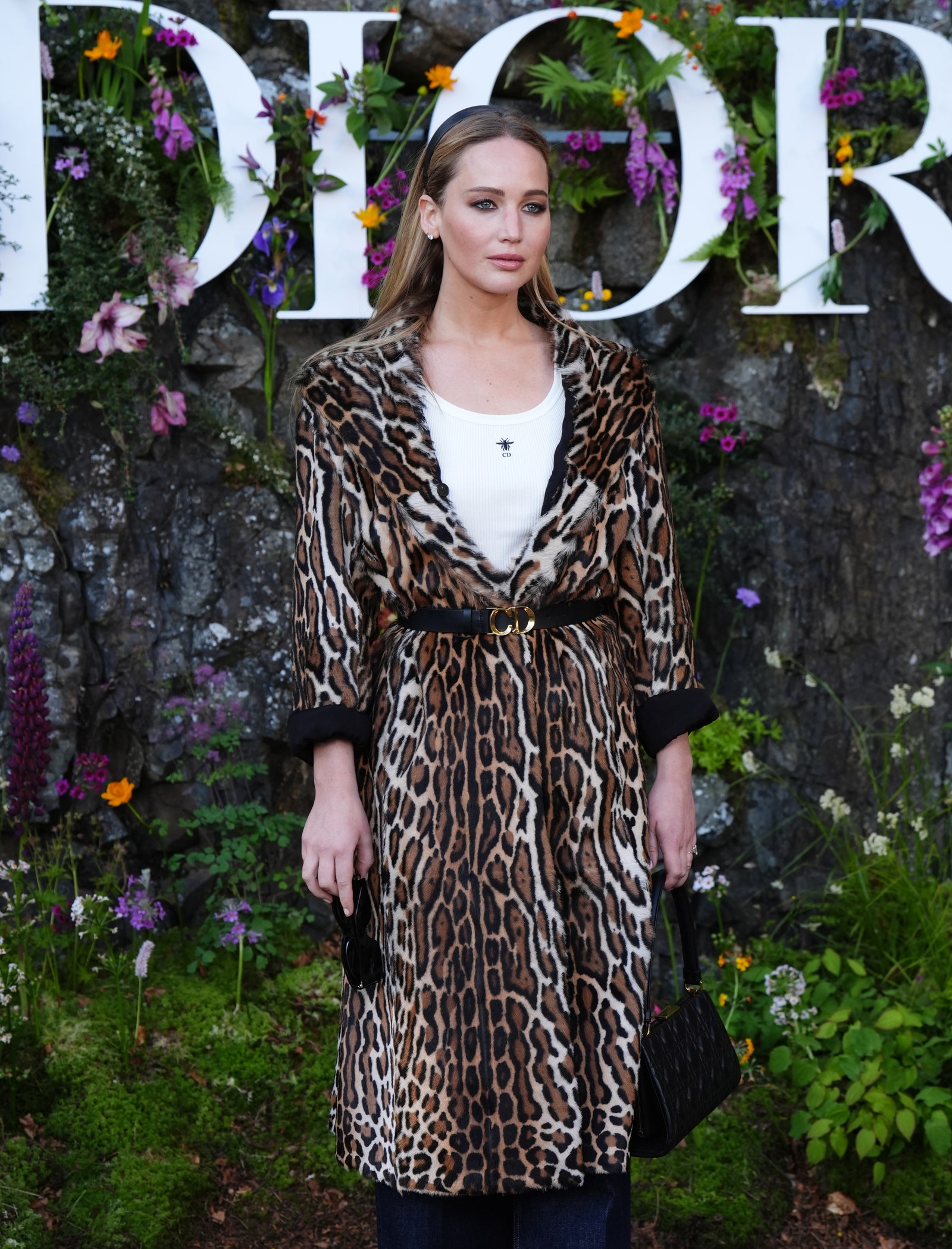 Jennifer Lawrence attends the Dior Cruise 2025 show at Drummond Castle Perthshire. Picture date Monday June 3 2024.