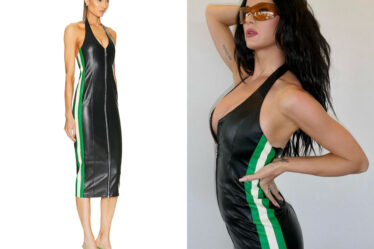 Katy Perry's Miaou Harlow Faux Leather Dress