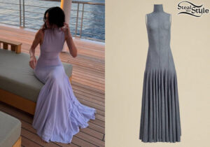 Kendall Jenner: Wool Maxi Dress