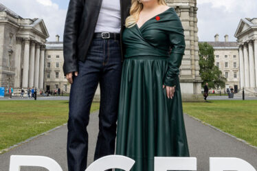 Nicola Coughlan Wore Philosophy di Lorenzo Serafini To The 'Bridgerton' Season 3 Dublin Photocall