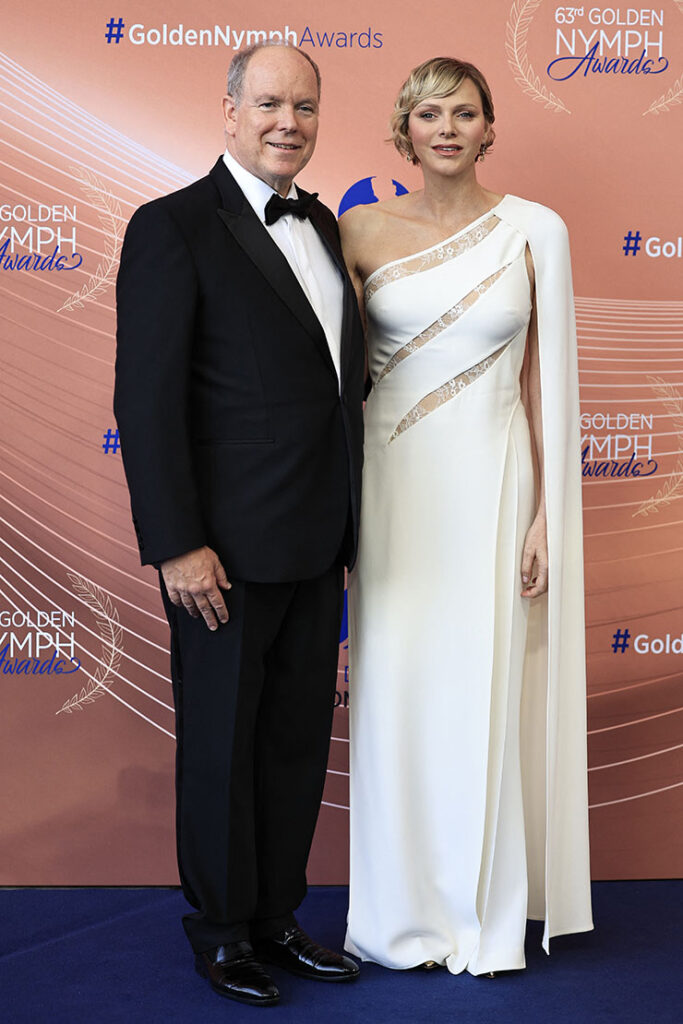 Princess Charlene of Monaco Wore Elie Saab To The 2024 Monte-Carlo Television Festival Closing Ceremony