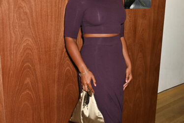 Naomi Ackie attends the MERIT & TOVE dinner to celebrate the launch of their signature bag collaboration