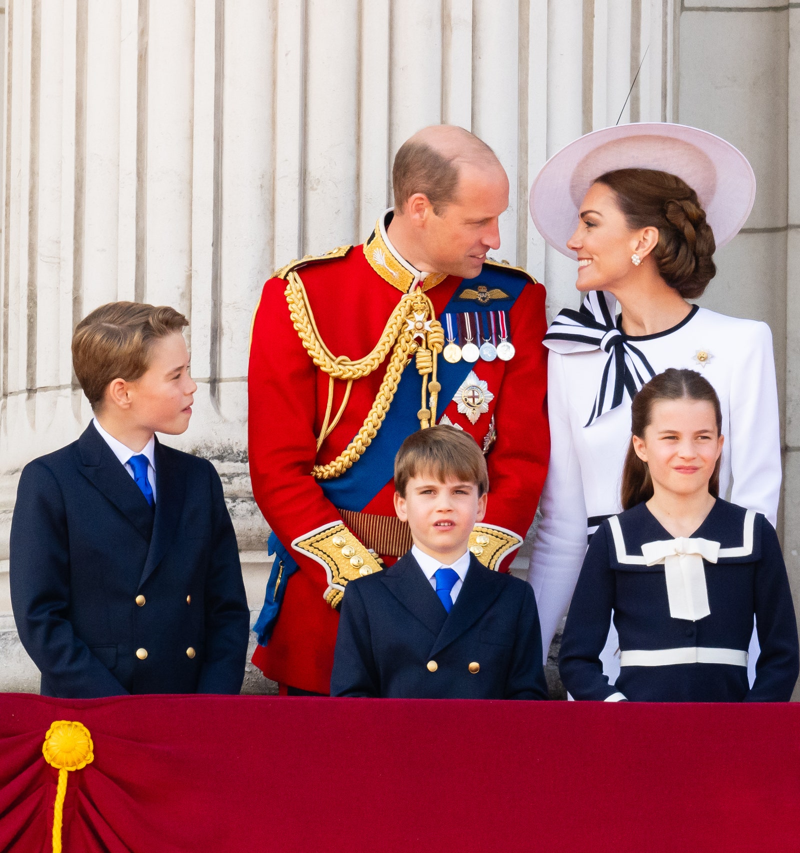 Image may contain Prince William Duke of Cambridge Person Child Teen Accessories Formal Wear Tie Officer and People