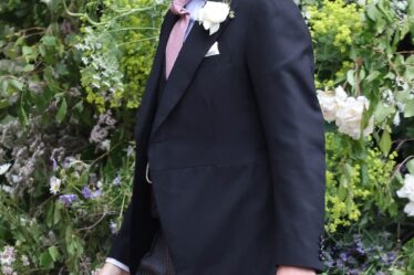 Image may contain Hugh Grosvenor 7th Duke of Westminster Blazer Clothing Coat Formal Wear Jacket Suit and Tuxedo