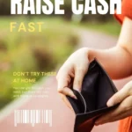 Magazine style graphic with person holding empty wallet and text overlay.