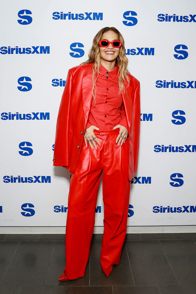 Rita Ora visits SiriusXM studios 