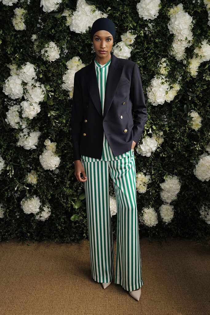 Ikram Abdi-Omar at the Polo Ralph Lauren Suite For The Wimbledon Tennis Championships