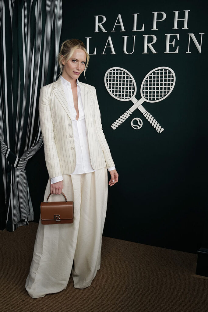 Poppy Delevingne at the Polo Ralph Lauren Suite For The Wimbledon Tennis Championships