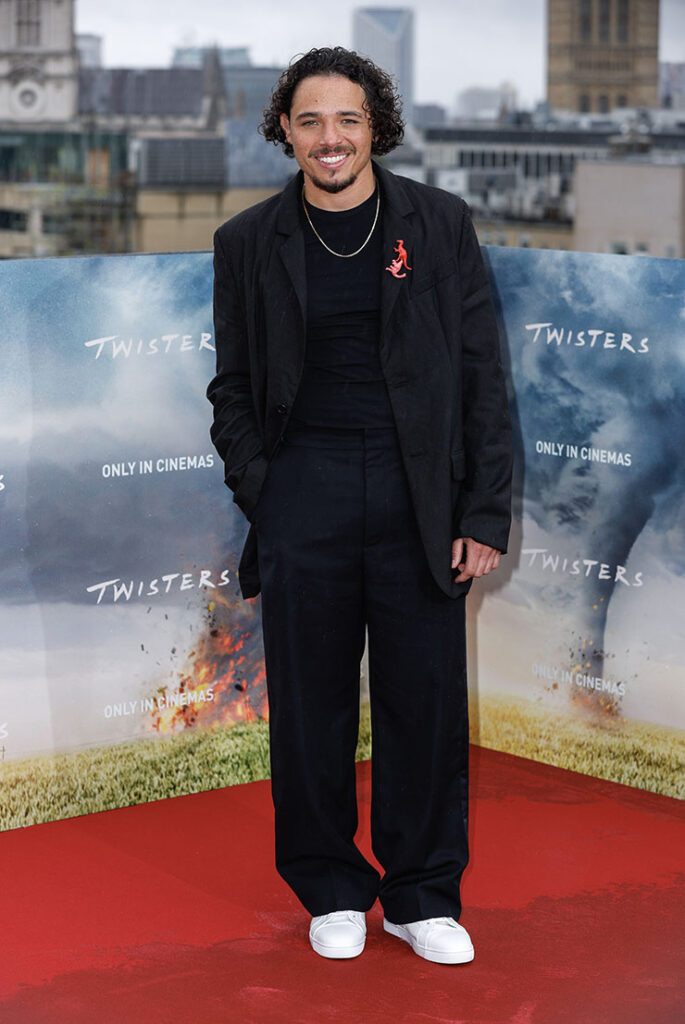 Anthony Ramos attends the London photocall for 'Twisters' 