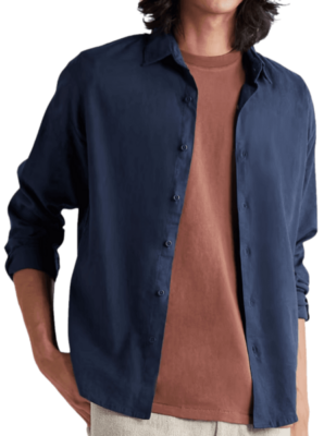 Onia Stretch Linen-Blend Shirt