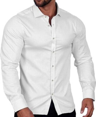 Coofandy Muscle-Fit Dress Shirt