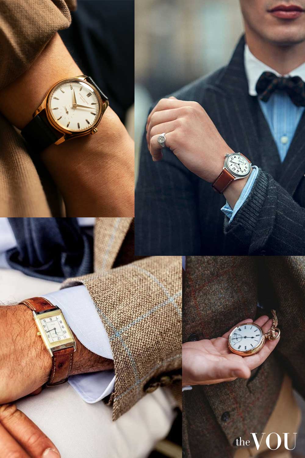 Old Money style accessorising watch