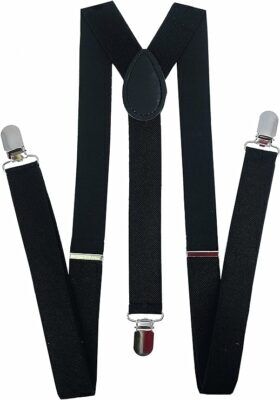 NAVISIMA Adjustable Elastic Y Back Style Unisex Suspender