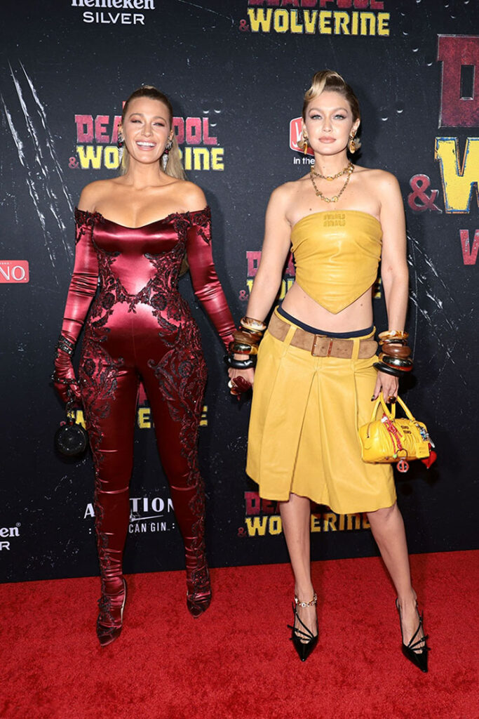 Gigi Hadid Wore Miu Miu To The ‘Deadpool & Wolverine’ New York Premiere