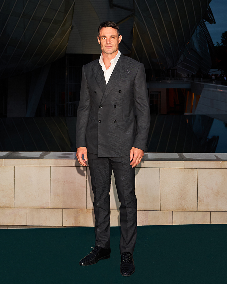 Dan Carter attends the 'Prelude To The Olympics' at Fondation Louis Vuitton 