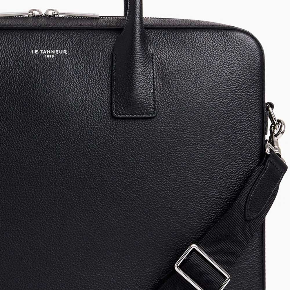 Le Tanneur premium full-grain leather exterior