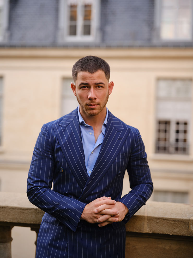 Nick Jonas attends the Ralph Lauren Team USA celebration 