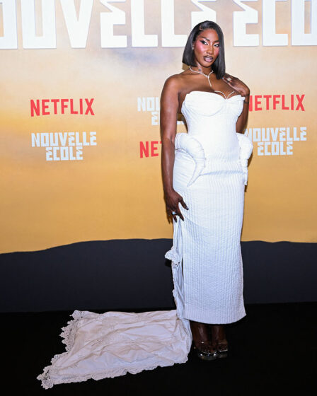 Aya Nakamura Wore Marine Serre To The ‘Nouvelle Ecole’ Netflix Rap Music Competition Premiere