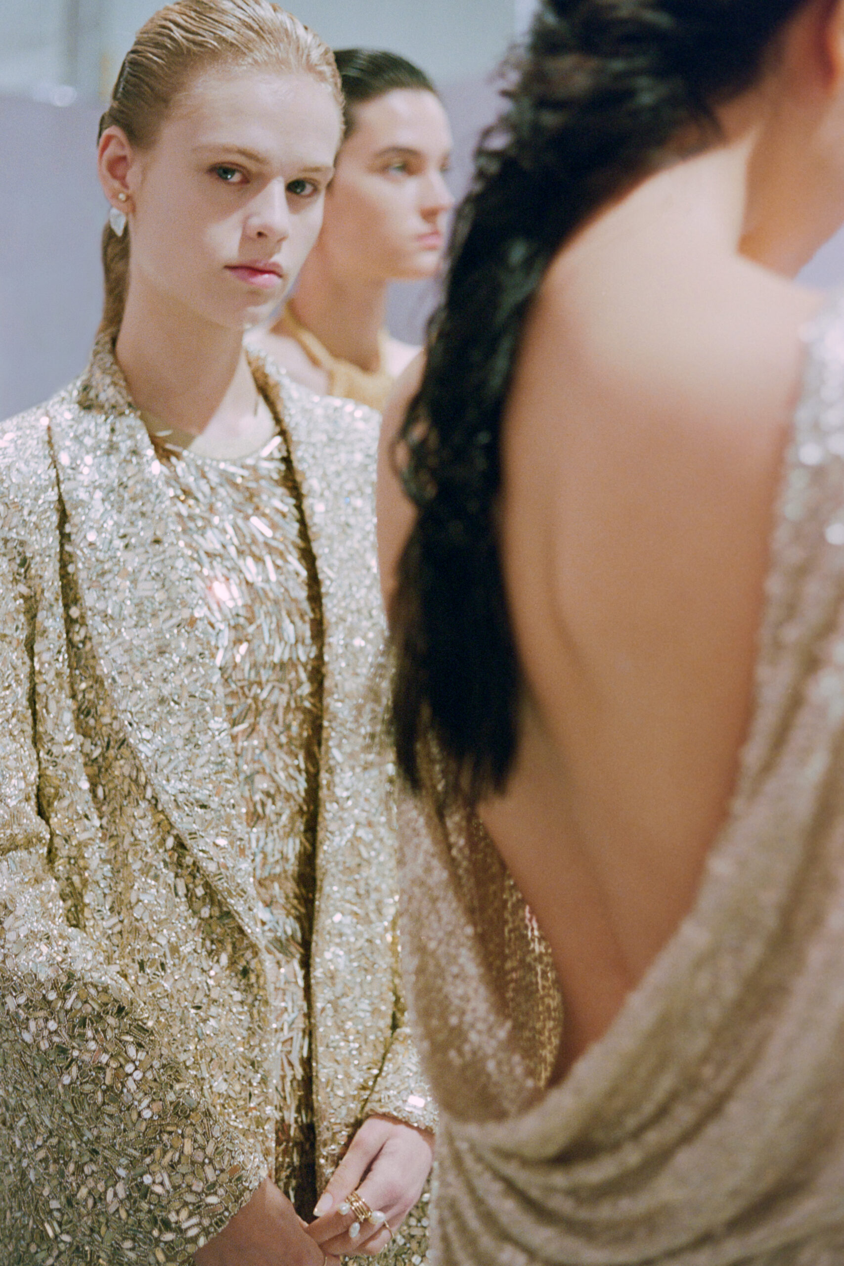 Backstage at Dior Haute Couture A/W25