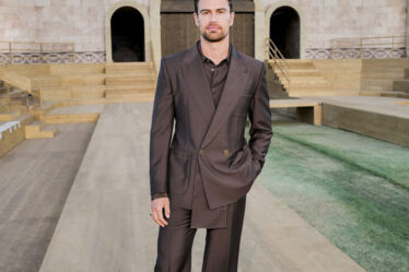 Theo James at the Dolce & Gabbana Alta Sartoria Show