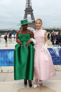 Cynthia Erivo & Ariana Grande Channel Their 'Wicked' Characters For The Paris Olympics Opening Ceremony
