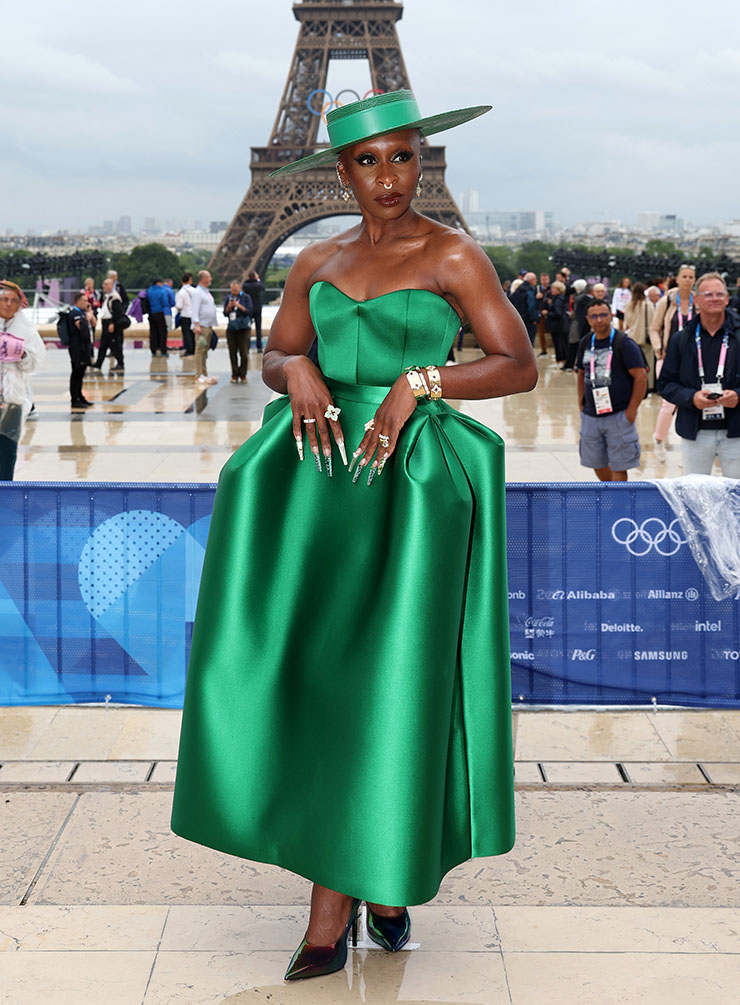 Cynthia Erivo attends the red carpet ahead of the opening ceremony of the Olympic Games Paris 2024 